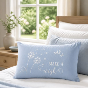 Dandelion Make a Wish Lumbar Pillow