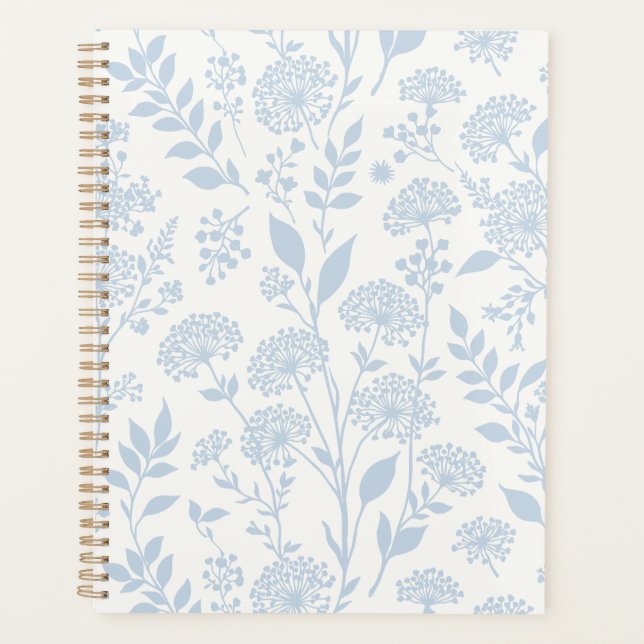 Dandelion Meadow Dusty Blue - Neutral Planner (Front)