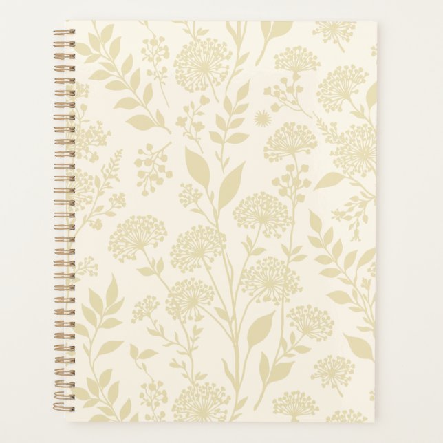 Dandelion Meadow Golden Wheat - Neutral Planner (Front)