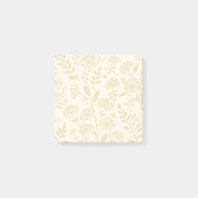 Dandelion Meadow Golden Wheat - Neutral Post-it Notes (Front)