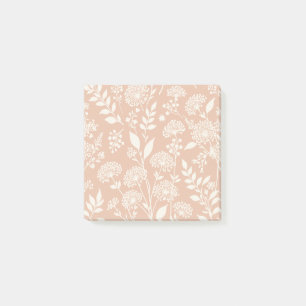 Dandelion Meadow Neutral - Warm Apricot Post-it Notes