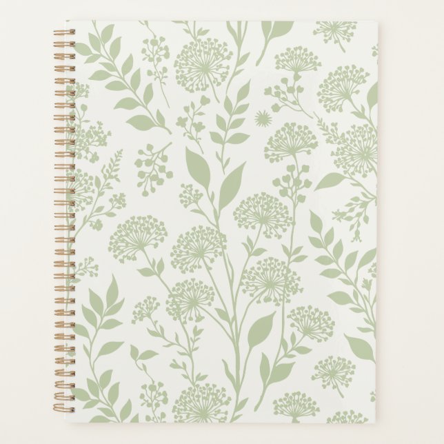 Dandelion Meadow Soft Olive - Neutral Planner (Front)