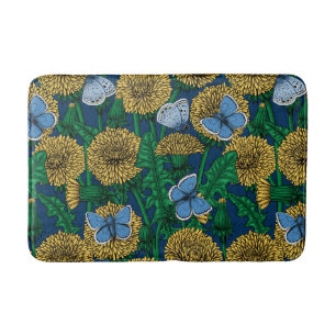 Dandelion medow bath mat
