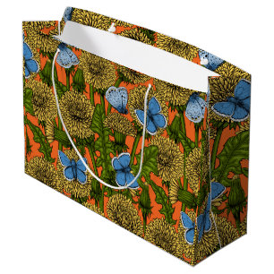 Dandelion medow large gift bag