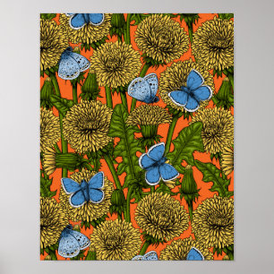 Dandelion medow poster