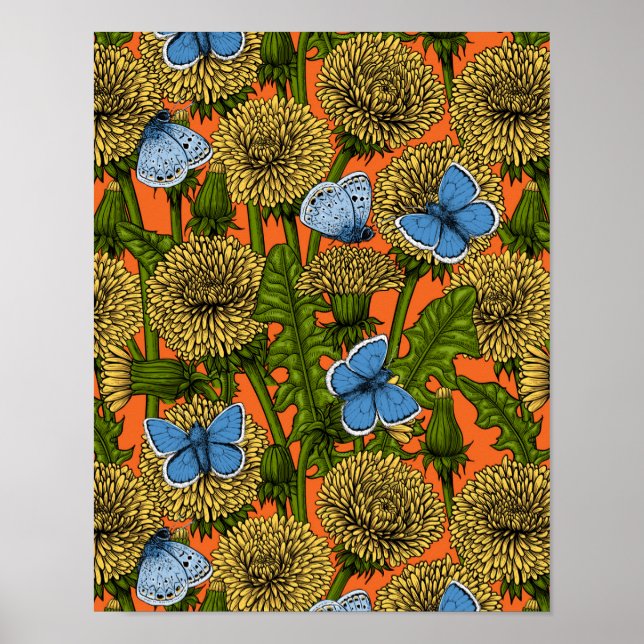 Dandelion medow poster (Front)