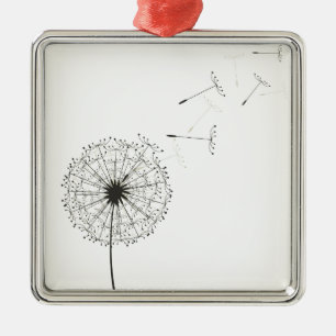 Dandelion Metal Tree Decoration
