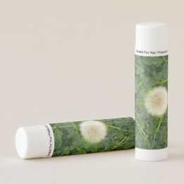Dandelion Nestled in Green Clovers Lip Balm