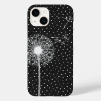 Dandelion On Polka Dots 