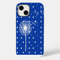Dandelion On Polka Dots