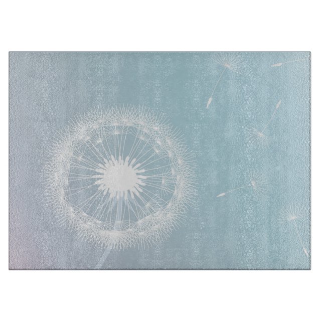Dandelion pastel  cutting board (Front)