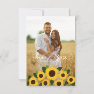 Dandelion Patch Photo Thank You Card