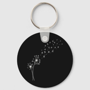 Dandelion Pi Day Flower Floral Tree Math Lover Key Ring