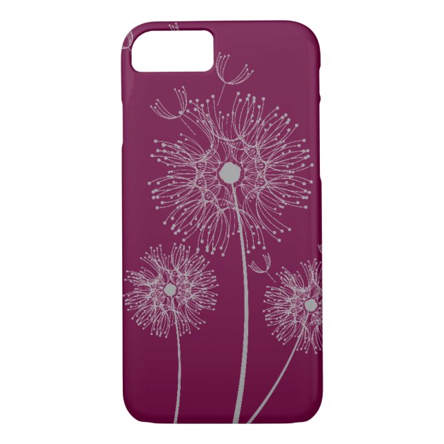 Dandelion pure modern flower art Case-Mate iPhone case (Back)