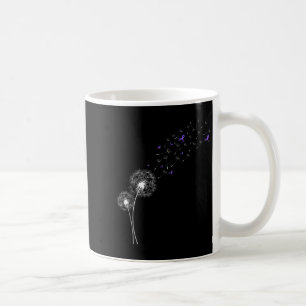 Dandelion Purple Ribbon Pancreatic Cancer Coffee Mug