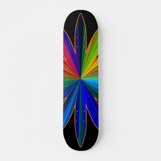 Dandelion Rainbow Skateboard (Front)