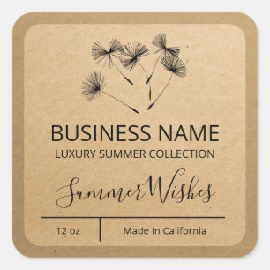 Dandelion Seed Product Labels