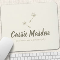 Dandelion Seed Rustic Botanical Business Logo