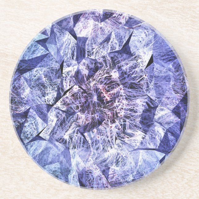 DANDELION SEEDS ABSTRACT COASTER (Front)
