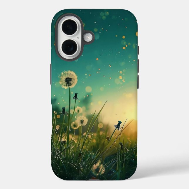 Dandelion Seeds Flying in the Wind Case-Mate iPhone Case (Back)