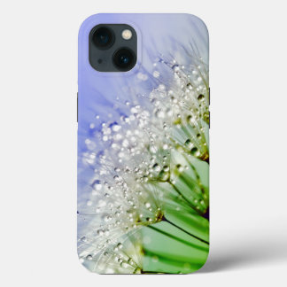 Dandelion Seeds with Dew Droplets iPhone 13 Case