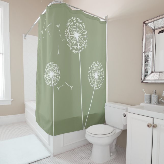 Dandelion Shower Curtain (In Situ)