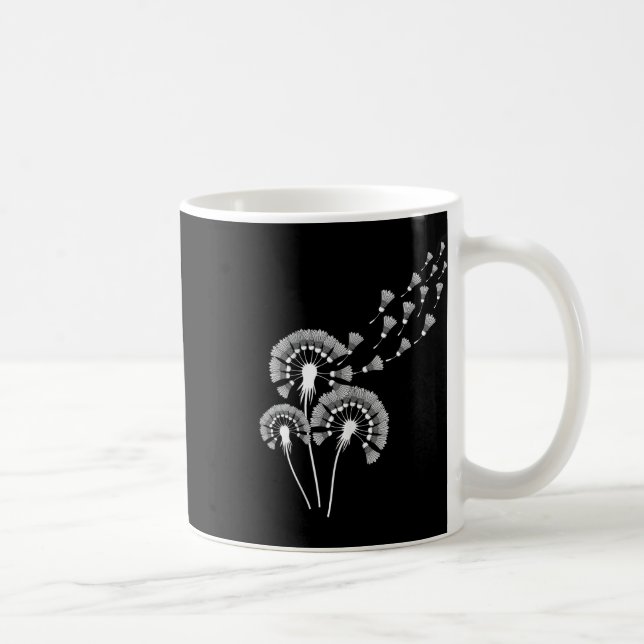 Dandelion Shuttle Shirt For Badminton Player _ Bad Coffee Mug (Right)