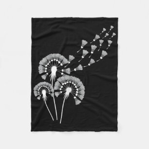 Dandelion Shuttle Shirt For Badminton Player _ Bad Fleece Blanket