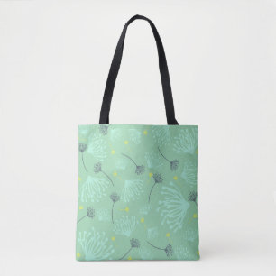 Dandelion Silhouette Tote Bag