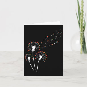 Dandelion Snowboarding Shirt For Snowboarder Snowb Card
