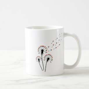 Dandelion Snowboarding Shirt For Snowboarder Snowb Coffee Mug