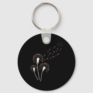 Dandelion Snowboarding Shirt For Snowboarder Snowb Key Ring