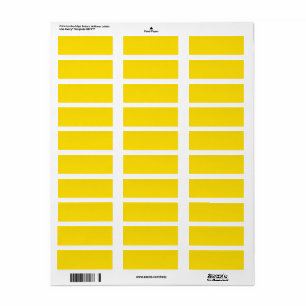 Dandelion (solid colour) return address label
