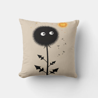 Dandelion Summer Throw Pillow