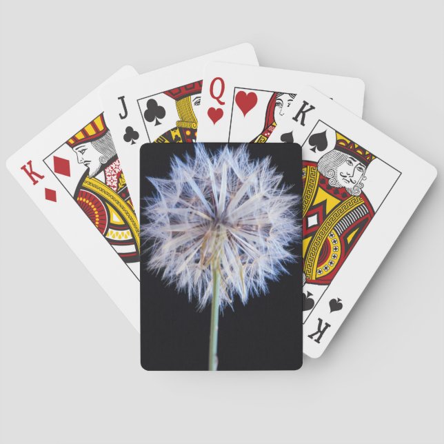 Dandelion (Taraxacum Officinale) Seed Head Playing Cards (Back)