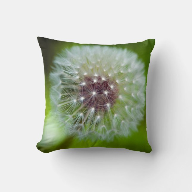 Dandelion Throw Pillow (Front)