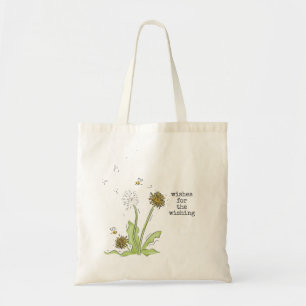 Dandelion tote bag