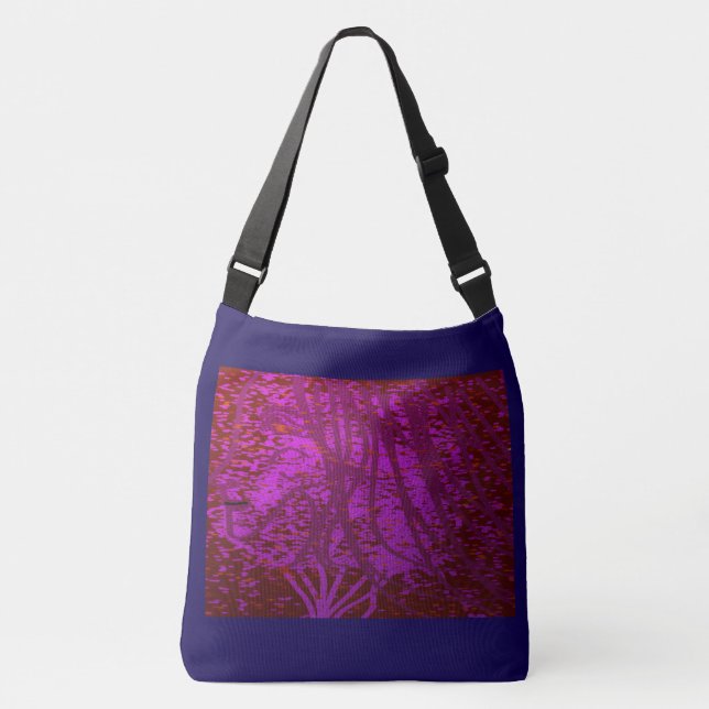 Dandelion Tree Wishes  Crossbody Bag (Front)