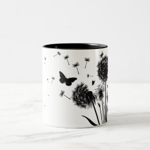 Dandelion Two-Tone Coffee Mug