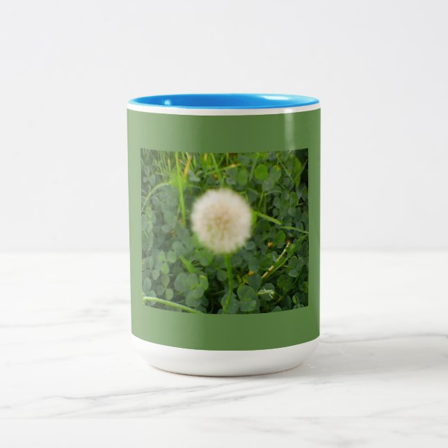 Dandelion Two-Tone Coffee Mug (Center)