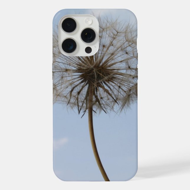 Dandelion Under the Spring sky iPhone Case (Back)
