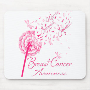 Dandelion Warrior Support Squad Breast Cancer Mouse Pad