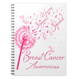 Dandelion Warrior Support Squad Breast Cancer Notebook