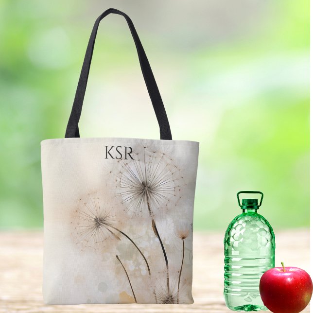 Dandelion Wish Monogram Tote (Creator Uploaded)