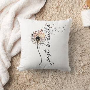 Dandelion Wish Sunset Butterfly Accent Cushion