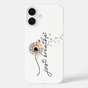 Dandelion Wish Sunset Butterfly Design Yoga iPhone 16 Case