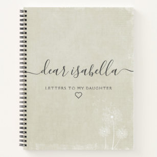 Dandelion Wishes Calico Dear Daughter Memory Notebook