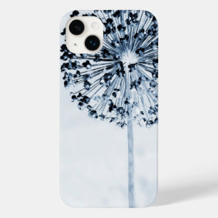 Dandelion Wishes Chic Blue Custom Floral Case-Mate iPhone 14 Plus Case