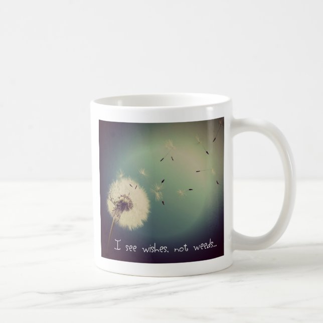 Dandelion Wishes Coffee Mug (Right)