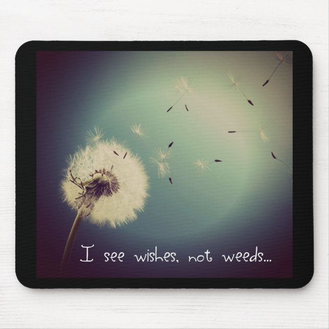 Dandelion Wishes Mouse Pad (Front)